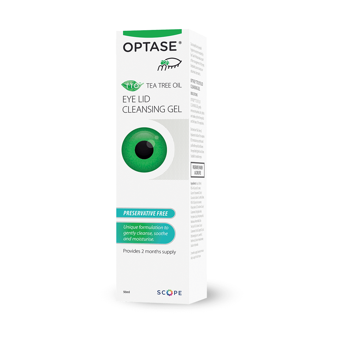 OPTASE eyelid cleansing gel